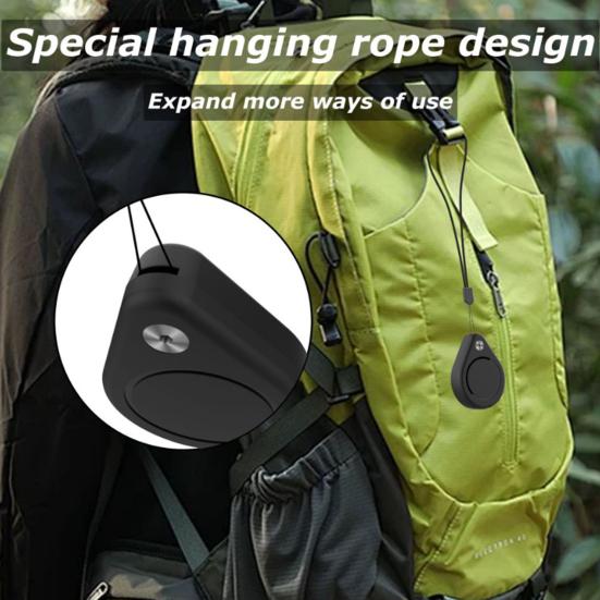 Protective Case for AirTag Mini Portable Adhesive Shockproof Waterproof GPS Tracker Holder Full Coverage Protector Cover