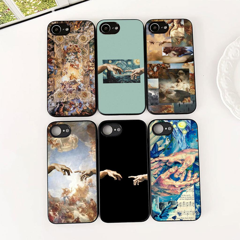 Cover for Motorola Moto G55 G45 G75 G85 G35 Edge 50 30 Fusion 40 NEO Ultra Pro Phone Case Fresco Michelangelo Creation of Adam
