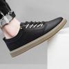 Men Casual Shoes Breathable High Quality Mens Sneakers British Style Men's Lace Up Men's Dress Shoes Genuine Leather Size 37-47