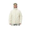 FILA Emerald Solid Color Casual Loose Stand Collar Thin Down Jacket Women Jacket Mist-Lotus-White F11W344927F-IV