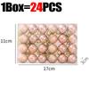 3cm Christmas Balls Gifts Xmas Tree Decorations Gift Hanging Pendants Bauble Party Wedding Plastic Ornament Balls Kids Toys