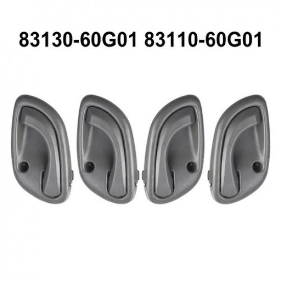 Interior Door Handles For Suzuki Handle ide Door Left Right ABS Gray