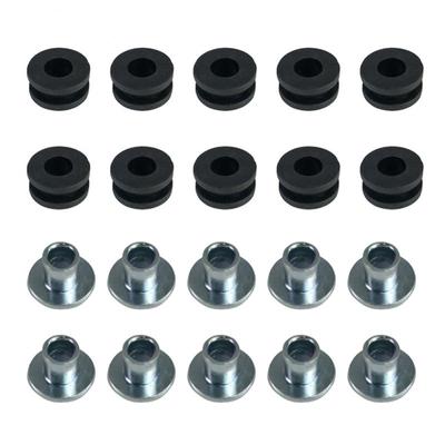 Ojales de goma para pernos, duraderos, para carenados de Honda, Yamaha, Suzuki y Kawasaki, accesorios para automóviles y motocicletas, ojales de goma para pernos universales.