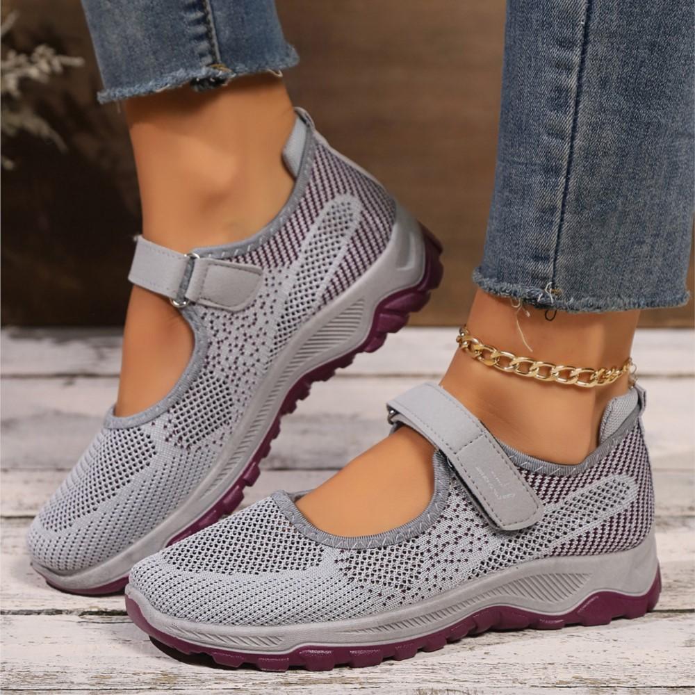 Fashion Women Sneakers Comfortable Mesh Ladies Flats Soft Platform Shoes Summer Breathable 2024 Woman Casual Walking Shoes Outdoor Shoes