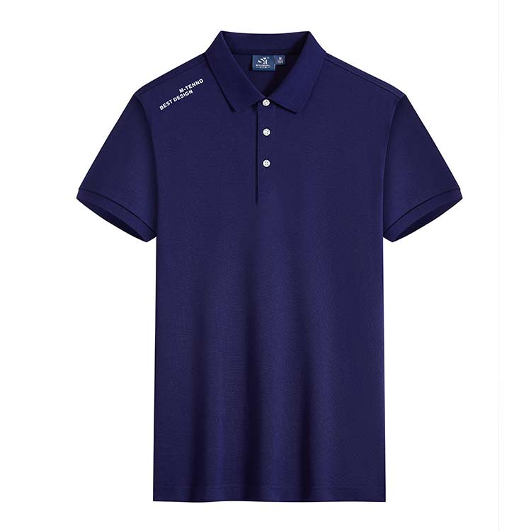 XBJSH ZW202  175G polyester fiber lapel polo shirt next day arrival