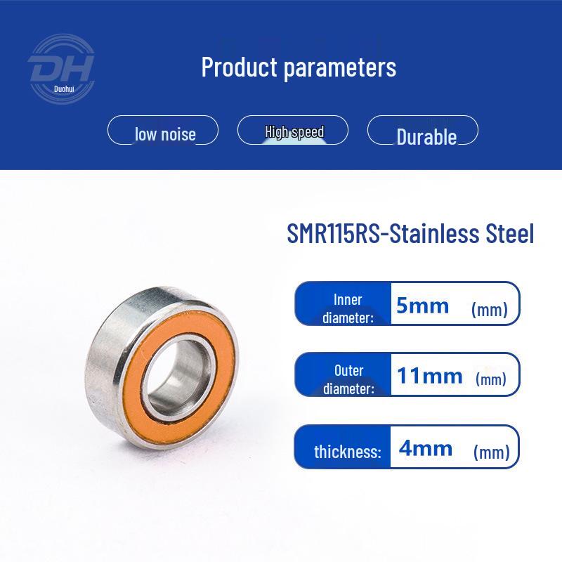 Rust-Proof Stainless Steel Miniature Pulley with Deep Groove Ball Bearing - Anti-Corrosion Gyroscope Ornament Accessory
