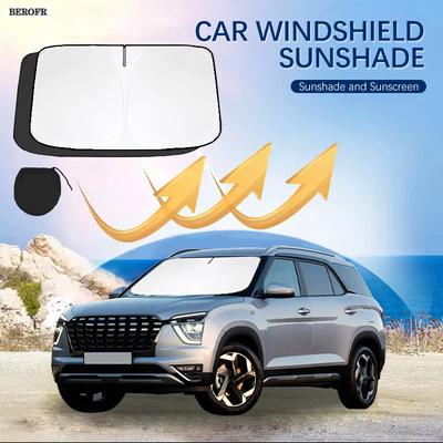 Auto Windschutzscheiben-Sonnenschutz Abdeckungen Frontscheiben-Sonnenschutz UV-Sonnenschirm Für Hyundai Creta ix25 ix35 i30 Sommer Auto Zubehör