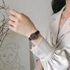 Dames Casual Armband Horloges Dames Eenvoudige Vintage Horloges Voor Vrouwen Wijzerplaat Polshorloge Leren Band Polshorloge
