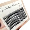 10-40D Mink øyevipper 1 boks/100 pakker Naturlig vippeforlengelse 3D Russland Individuell øyevippeklynge Makeup Tools Vipper Cilia