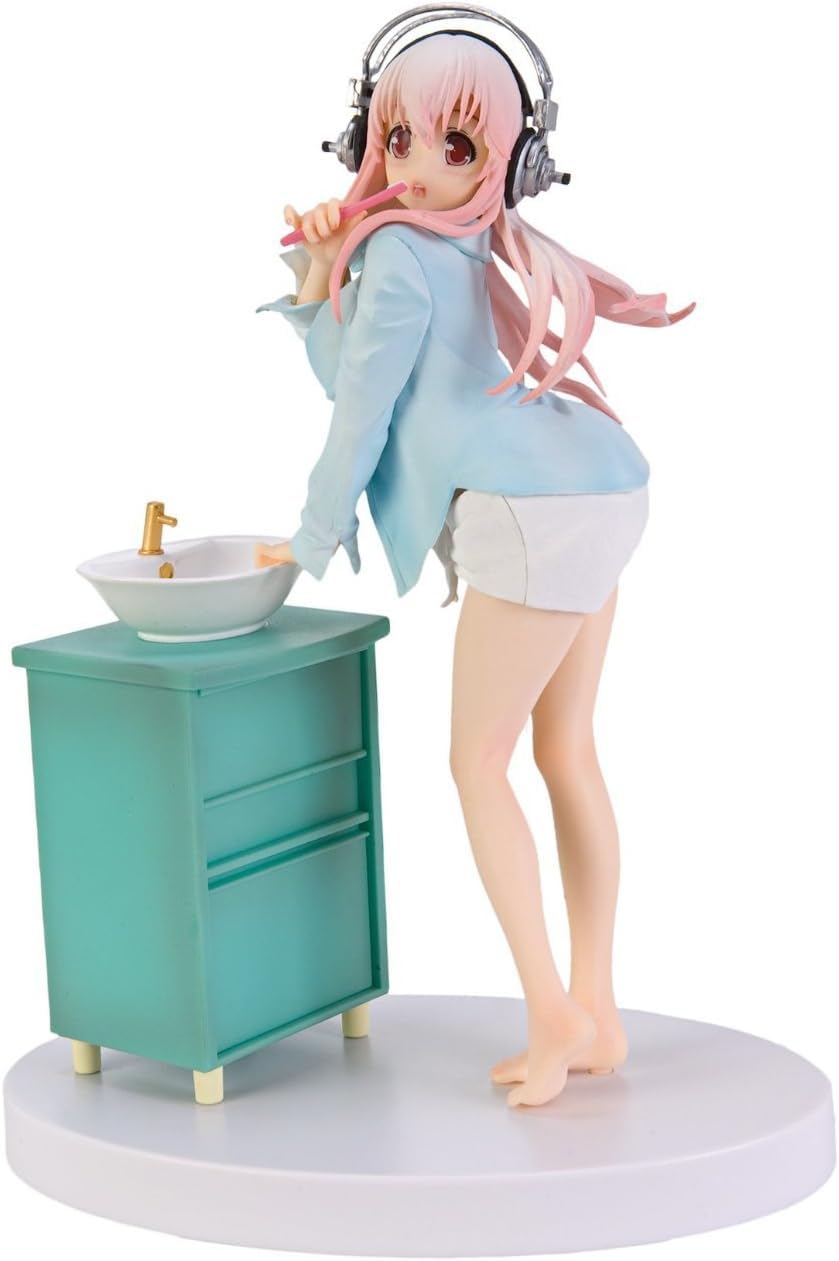 Life Close Coverage Special Figure Morning Brushing Super Sonico Beautiful Girl SUPER SONICO Prize Furyu Sonico-chan