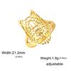 Cazador Gold Color Wolf Rings for Men Women Stainless Steel Animal Adjustable Couple Rings Party Punk Jewelry Birthday Gift 2026