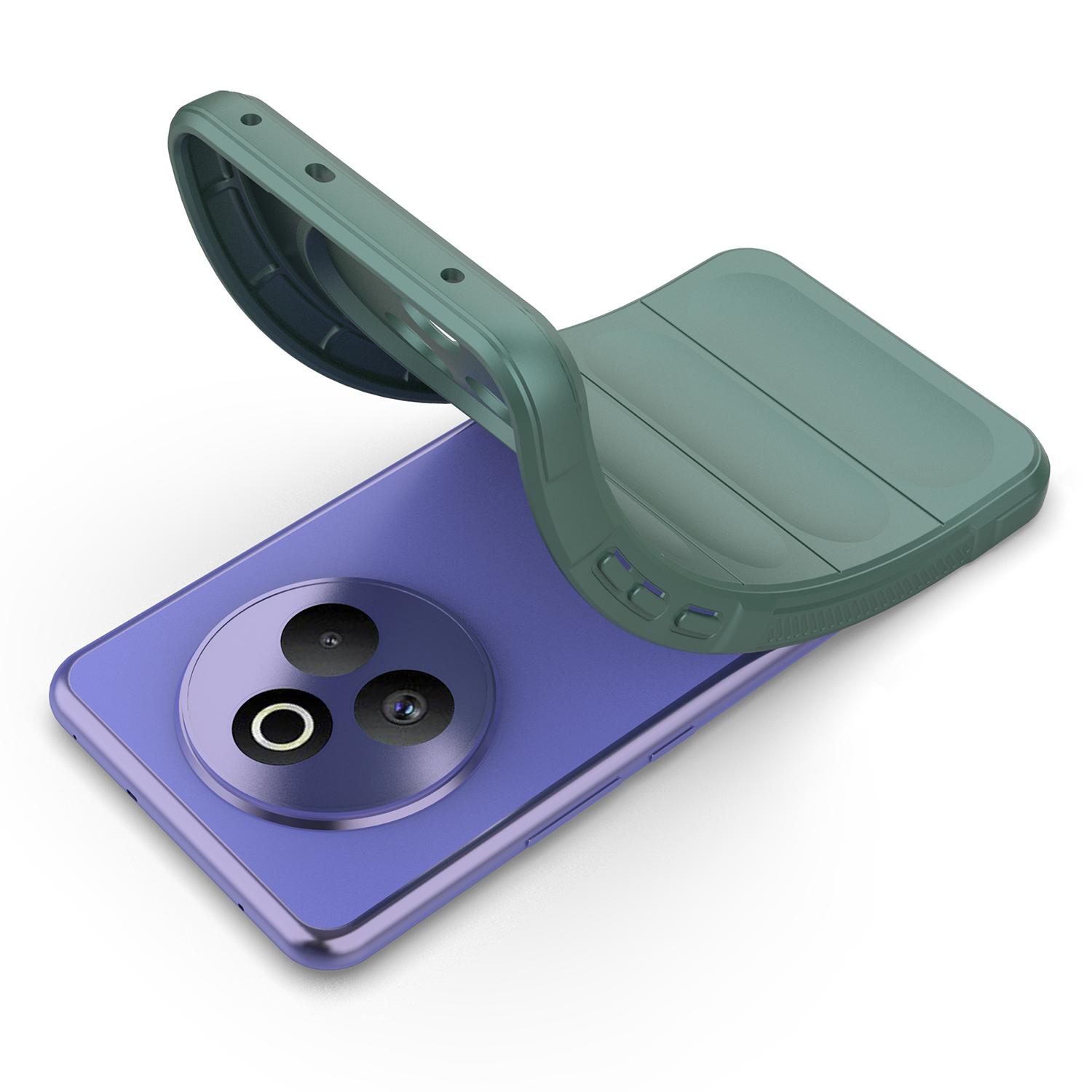 

For Realme P3 Pro 5G Case Anti-Drop Soft TPU Rugged Phone Back Cover Dark Grey