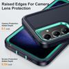 Three Proof Flat Protective Case with Built-in Dust Plug and Fingerprint Protection for Samsung Phone Cases