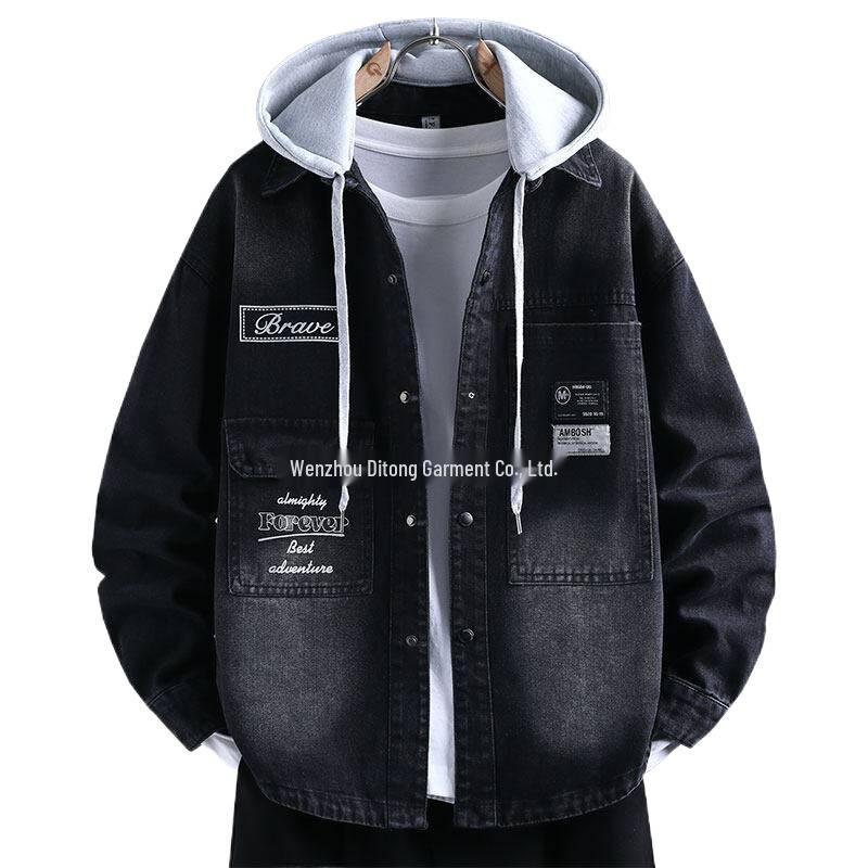 Men's Trendy Denim Jacket - Youthful Spring/Autumn Casual Outerwear