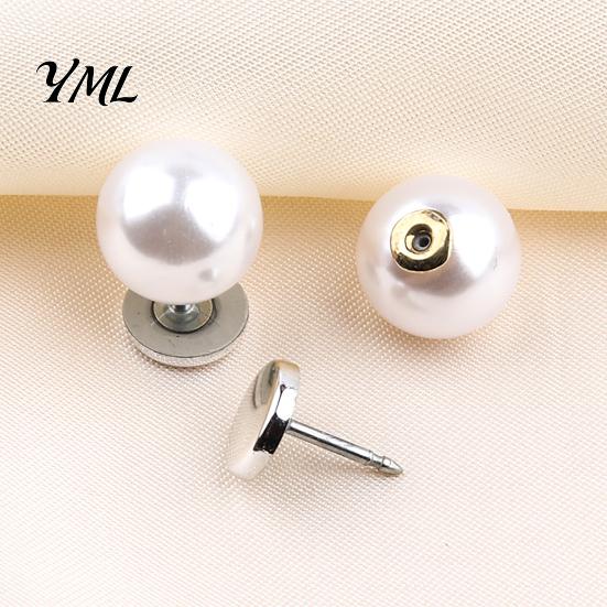 Removable Clothing Buttons 5Pcs Fake Pearl for Clothing, Decorative Brooch Pins, No Anti-exposure Women Sew Safety Pins Shirt Neckline Embellishment,