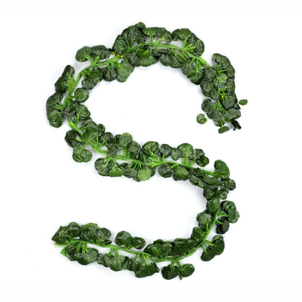 12PCS Plant Wall Artificial Plant Vine Green Hanging Garland Ivy Vine String Wedding Decoration