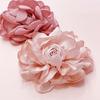 10cm Rose Fabric Flower Accessory Women Versatile Corsage Hair Clip Suit Lapel Clothing Bags DIY Corsage