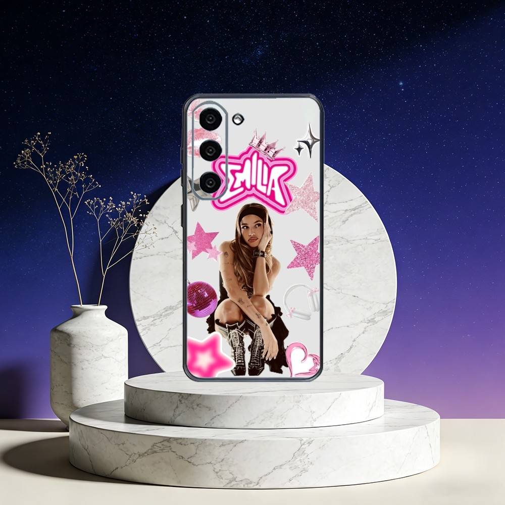 Latin Pop E-Emilia Mernes Phone Case For Samsung Galaxy A73,A72,A71,A70,A53,A52,A51,Others Soft Black Cover