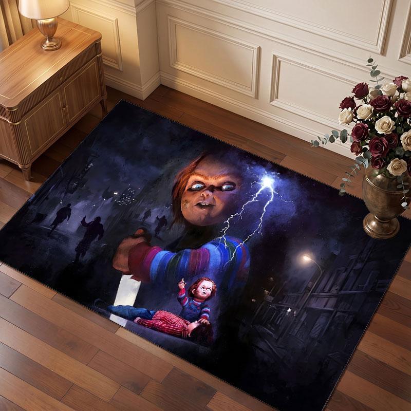 Child's Play Chucky Tiffany Rug Soft Thick Non Slip Floor Carpet for Bedroom Living Room Home Decor