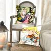 Rock Is A Lady's Modesty Manga Pillow Case Fashion Square Pillowcase Bedroom Sofa Room Ins Decoration Leisure