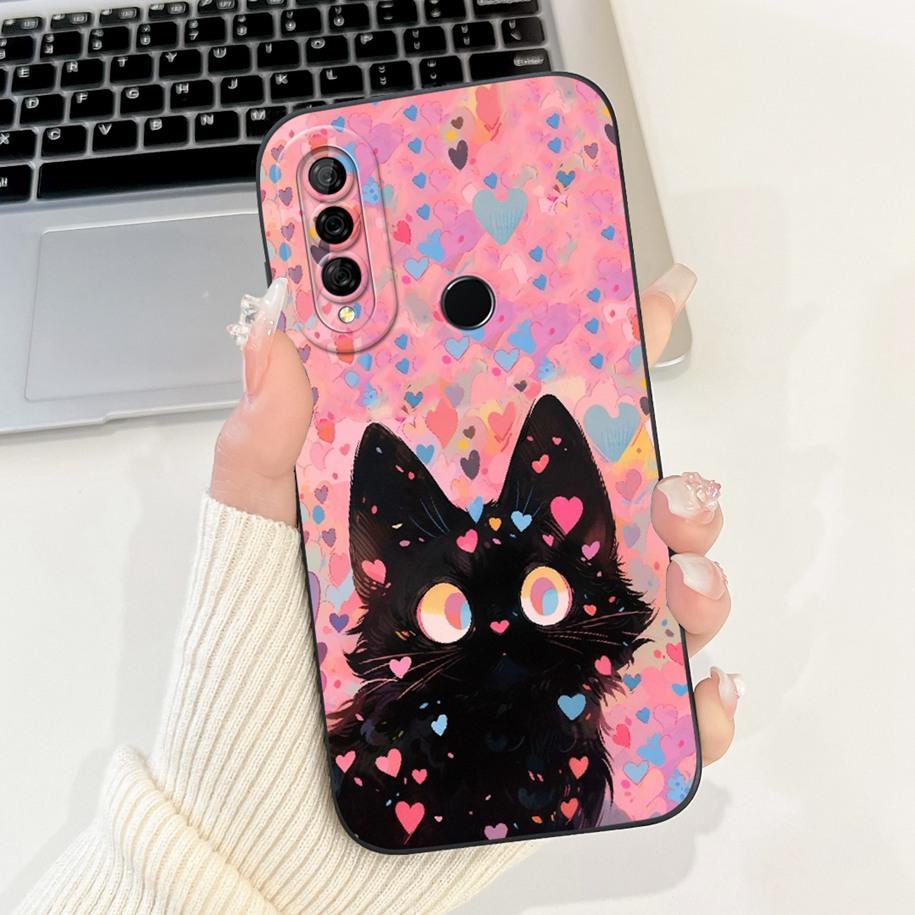 For Huawei P30 Lite Case MAR-LX1A MAR-LX2 Cover Cute Panda Rabbit Soft Silicone Phone Case For Huawei P30Lite Nova 4e Fundas New