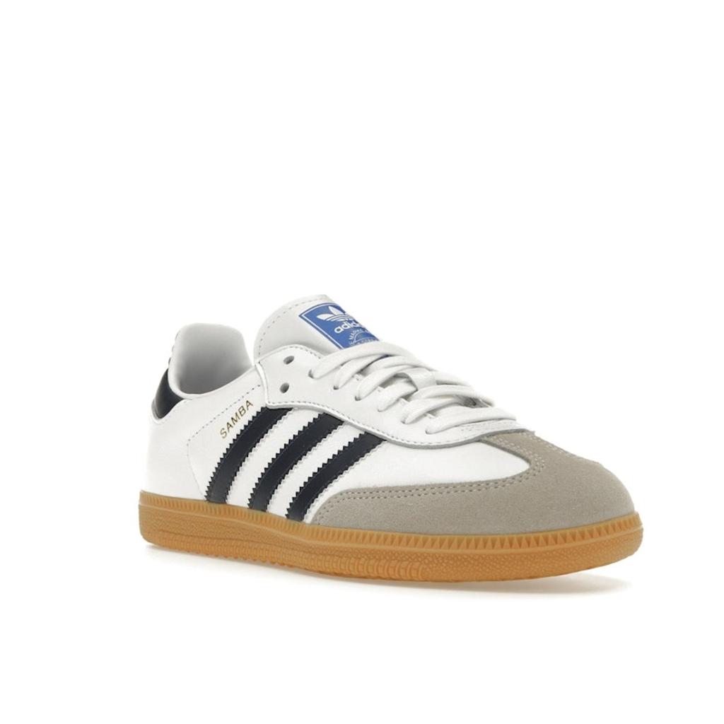 Adidas Samba OG White Night Indigo Gum Unisex Sneakers Skyhvit IF3814