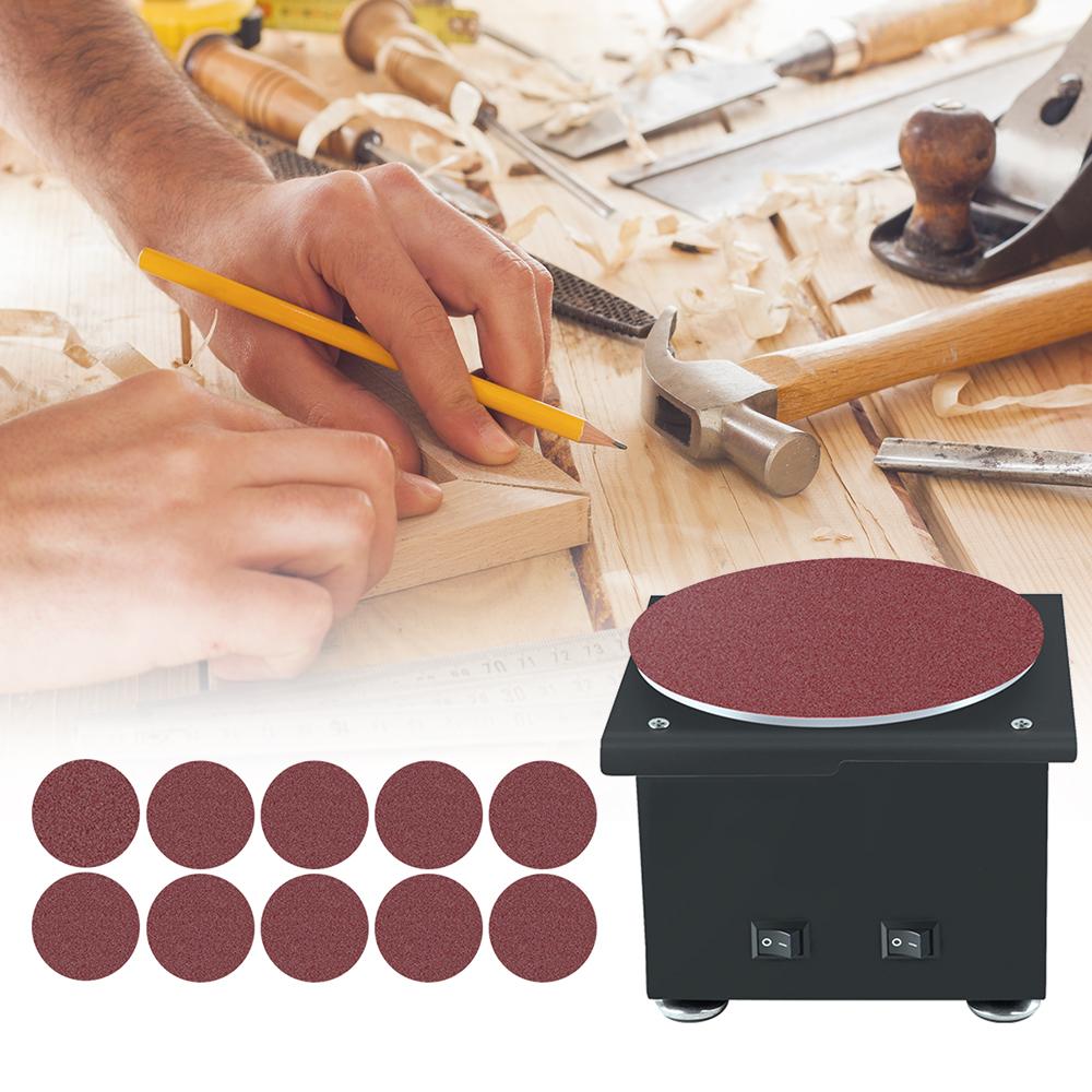 Mini Bench Disc Sander and Sanding Roller with Flexible Extension Rod Kit Electric Edge Sharpener 7