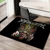 Rock Music Floor Mat Soft Thickened Absorbent Non-Slip Bedroom Living Room Door Mat Home Decor Flannel Rugs