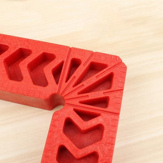 3/4/6 tomme 90-graders rettvinklet klemmeholder L-form Firkantet linjal Treverkverktøy