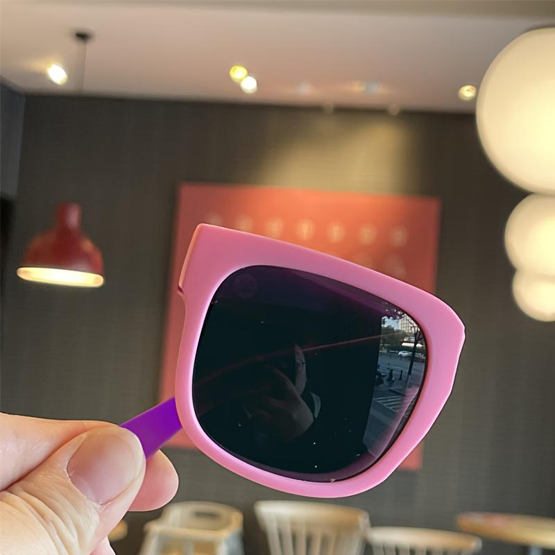 Spring and Summer Sun Shading Children's Folding Decorative Glasses Candy Colored Glasses Sunglasses