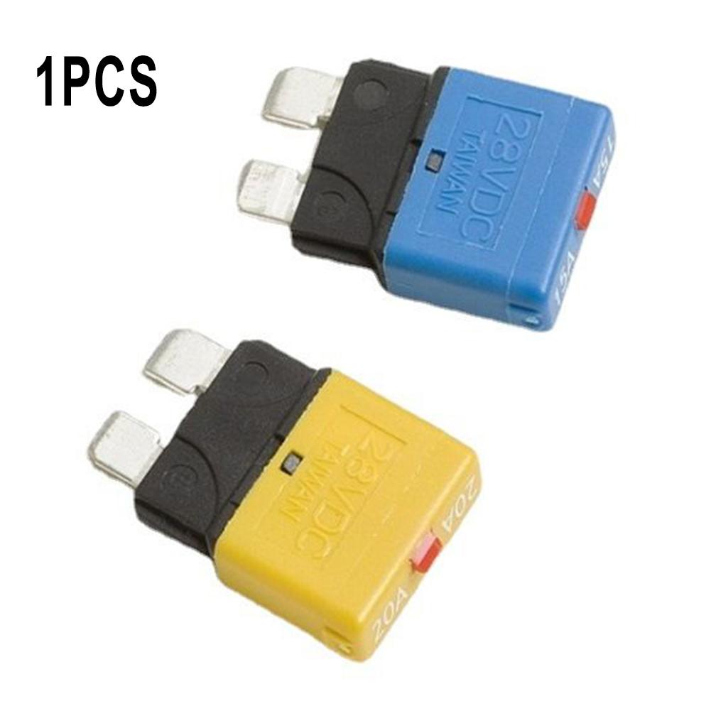 12V 24V Circuit Breaker Blade Fuse Resettable 1PCS 530A Auto Thermal Reset for Standard Automotive and Marine Use Circuit Breaker 6