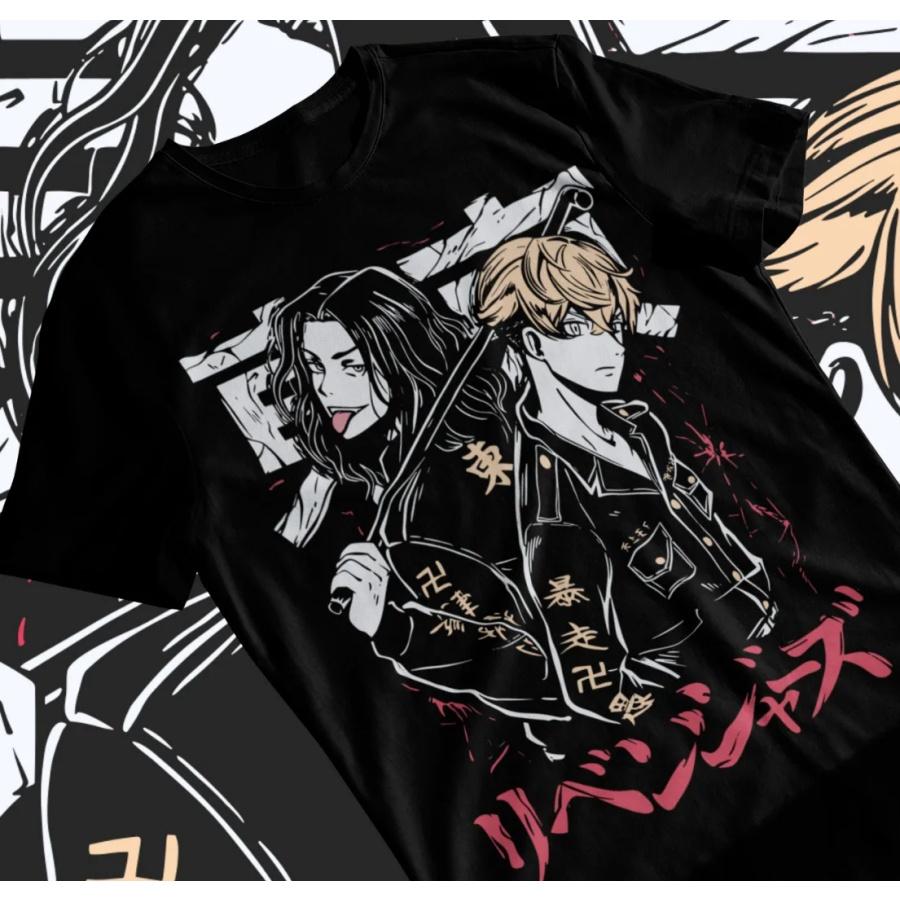 Футболка Токийские мстители Аниме Чифую Мацуно Майки Дракен Такэмичи Мягкая футболка S чёрный