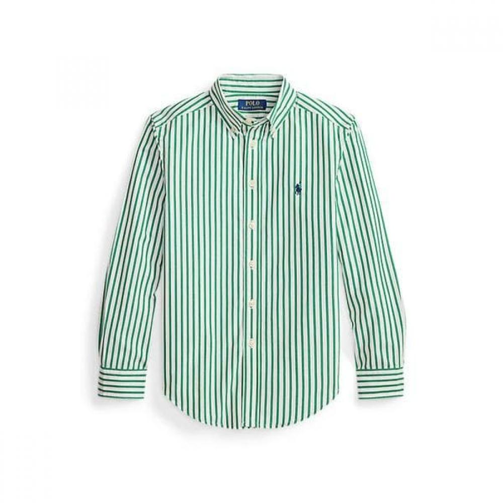 Polo Ralph Lauren Boys Stripe Cotton Shirt 8 18 Years Cwpowovy6820652300
