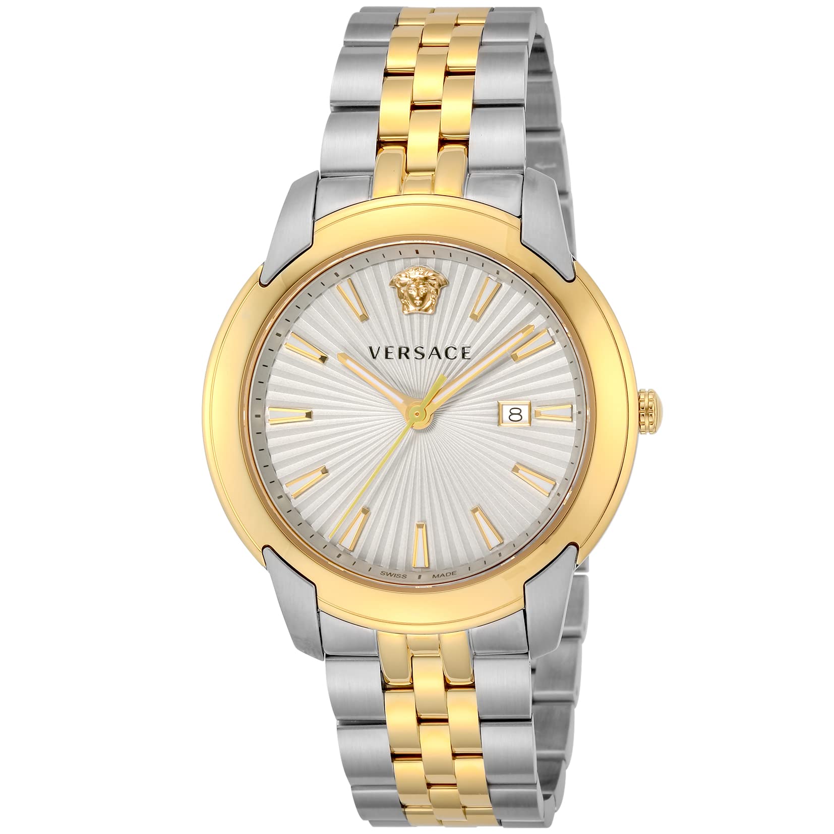 

Watch Urban Gray Dial Stainless Steel Sapphire Glass Quartz 42MM Swiss Watch VELQ00519 Gold [Versace] V-URBAN Men s [Item] сірий колір