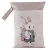 Special Offer Promotion Series 25*35cm Carton Wet Bags Polyester Waterproof Swimsuit Bag Double Pocket Baby Diaper Dry Wet Bag