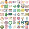 50 Cartoon Mental Health Graffiti Stickers Decorate Guitar Notebook Suitcase DIY Waterproof