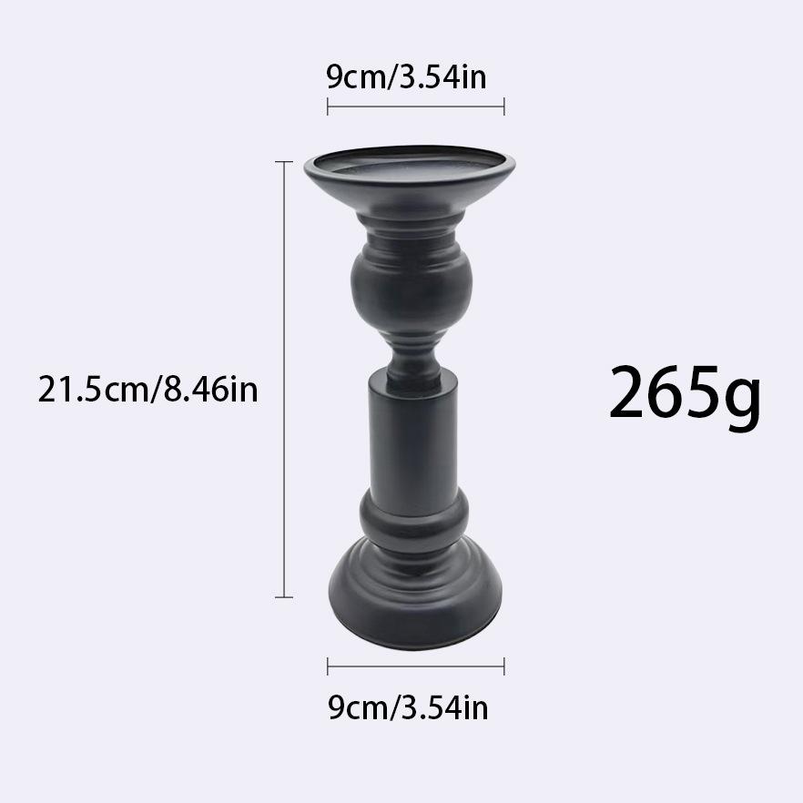 1 szt. Złote świeczniki kolumnowe Europejskie żelazne vintage świeczniki na ślub, dekorację domu, prezent na Boże Narodzenie, części narzędziowe