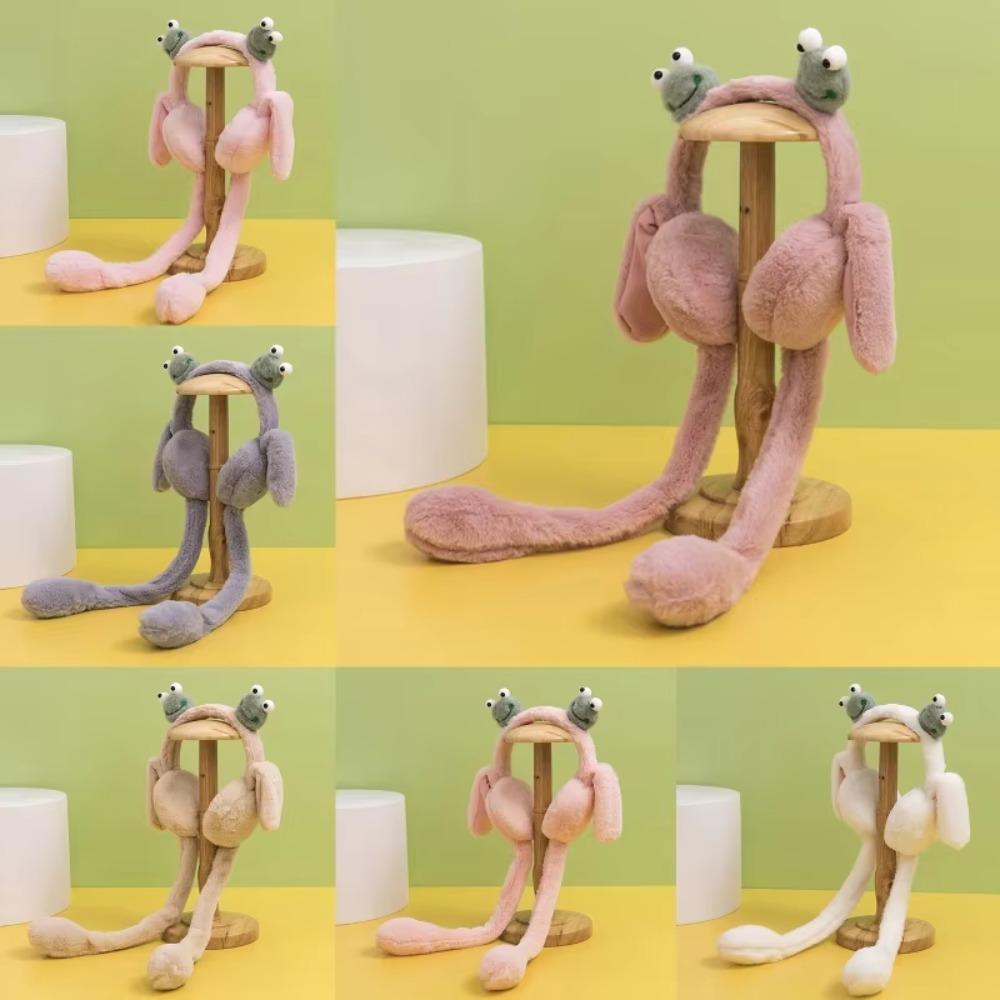 Moving Ears Funny Earmuffs Jumping Airbag Earmuff New Ear Cover  Adults