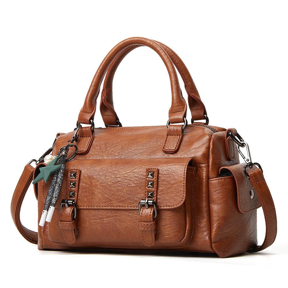 New Shoulder Bags Women's Bags High Capacity Advanced Retro Fashion Korean Style Trend Leisure Handheld Bag Crossbody Bags