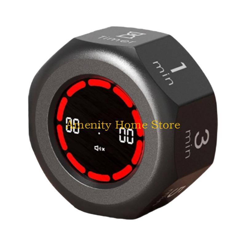 

F26C Desktop Pomodoro Timer Progress Bar Flipping Gravities Sensors Easy Operation