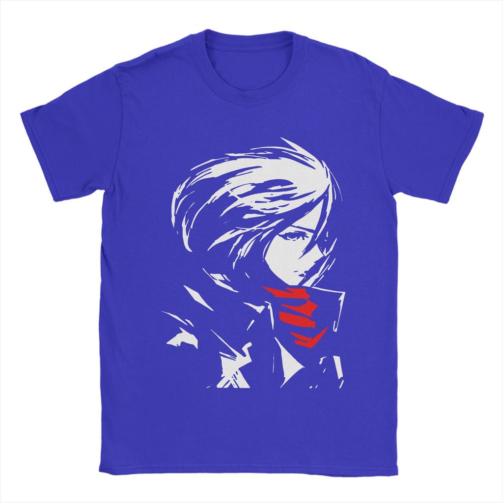 Ackerman Attack on Titan T-Shirt Men Shingeki no Kyojin Vintage Pure Cotton Tees Crew Neck Short Sleeve T Shirt Gift Idea Tops