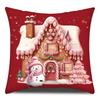 New Christmas Short Fluffy Home Pillow Case European Simple Living Room Pillow Sofa Cushion Cover
