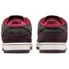 RIOT Skateshop x Nike Dunk Low Pro SB QS Mahogany Koyu Pancar Rengi Erkek Spor Ayakkabıları Kırmızı Takım Kırmızısı Yel FZ1289-200