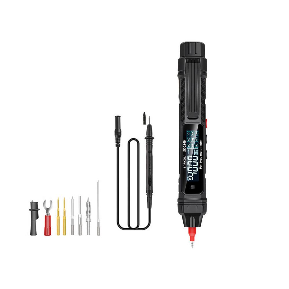 216 216B Compact Digital Multimeter Pen with NCV Live Wire Detector Backlit LCD Screen for Electrical Diagnostics