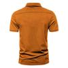 Summer Embroidered Short-Sleeved Tops Polo Shirts Men Free Ironing Business Men's Large Size Loose Polos