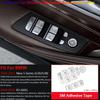 11Pcs Car Door Window Lift Switch Button Cover Trim For BMW 5 G30 G38 X3 G01 2018- Auto Interior Inner Sticker Accessories