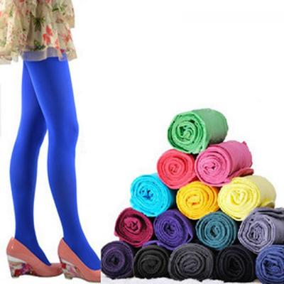 Sell Sexy Solid Color Footed Tights Pantyhose Thick Stockings