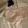 Lady Summer Simple Lovely Fresh Small Broken Flower Ear Side Pure Cotton Crotch Breathable Comfortable Briefs