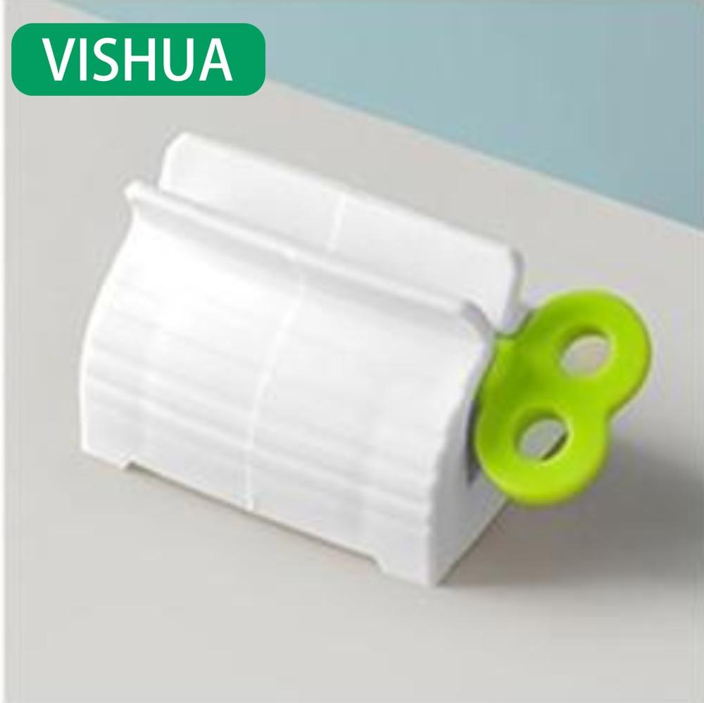 

Удобный диспенсер для зубной пасты, ролик, выдавливатель зубной пасты, держатель, аксессуары для ванной комнаты зелёный