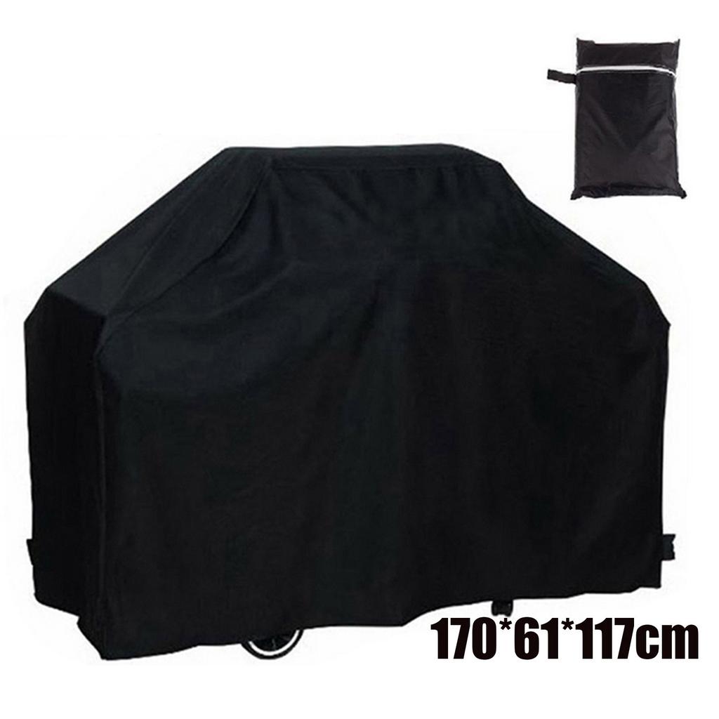 Bbq Grill Cover Heavy Duty Oxford Cloth Waterproof Outdoor Patio Barbecue Smoker Protective Cover 150x100x125cm